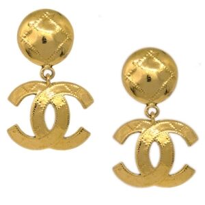 CHANEL Gold Earrings